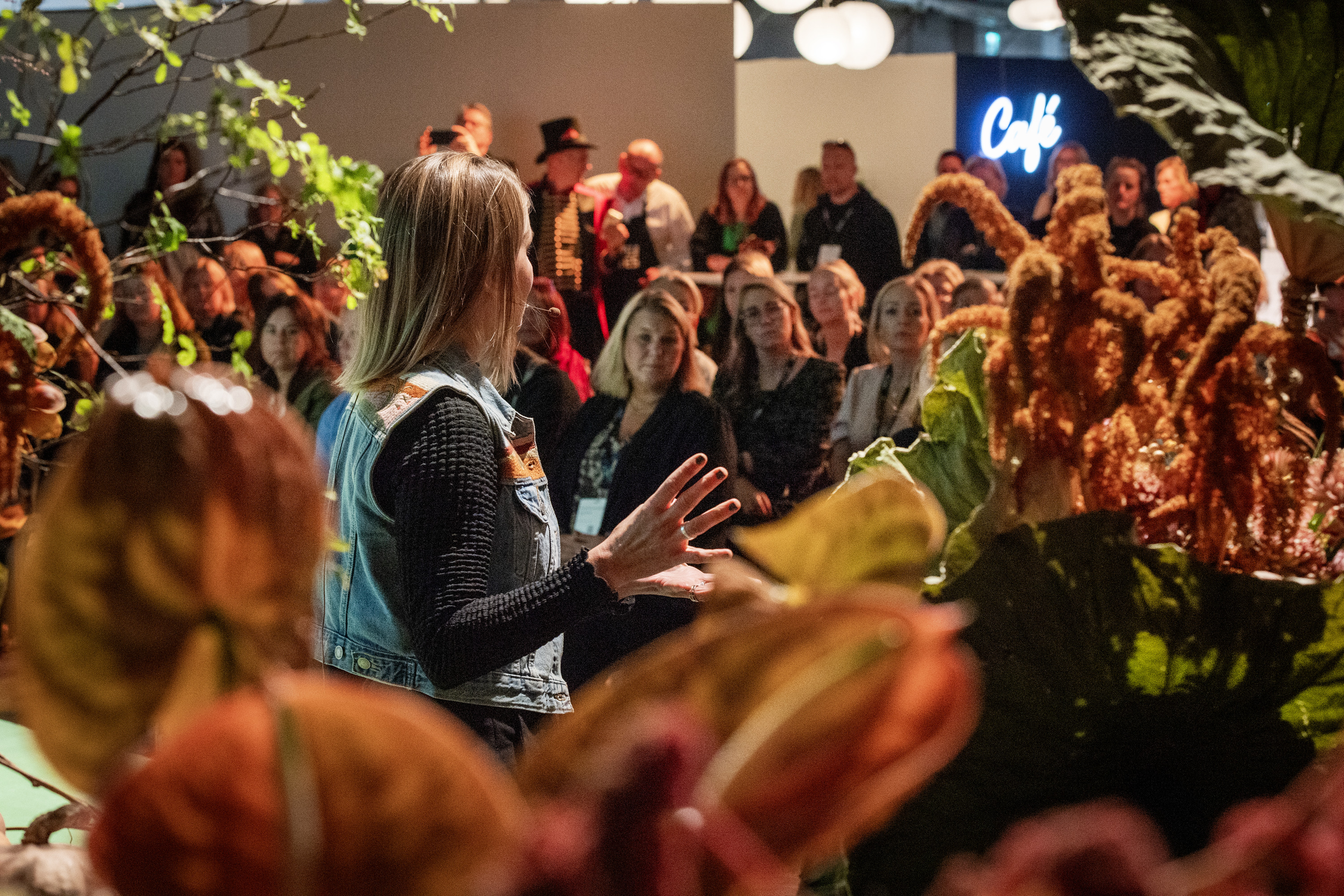 Föreläsning inför storpublik på Elmia Garden 2025.
