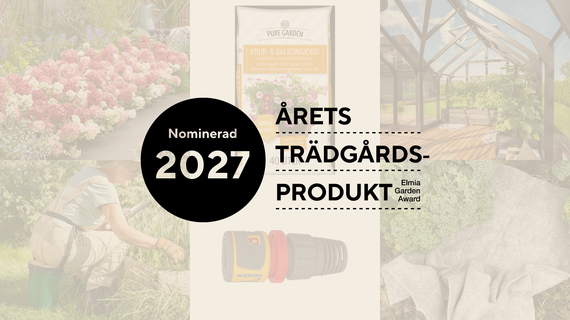 Nominerade till Elmia Garden Award - Årets Trädgårdsprodukt 2027