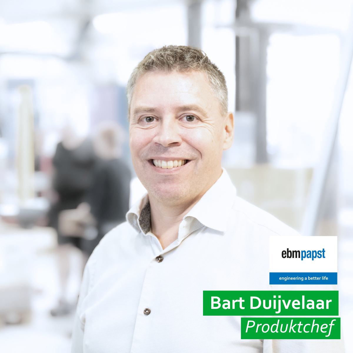 Ny produktchef hos ebm-papst
