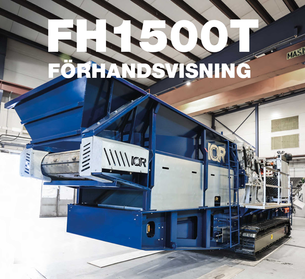 Boka förhandsvisning av FH1500T med larvdrift