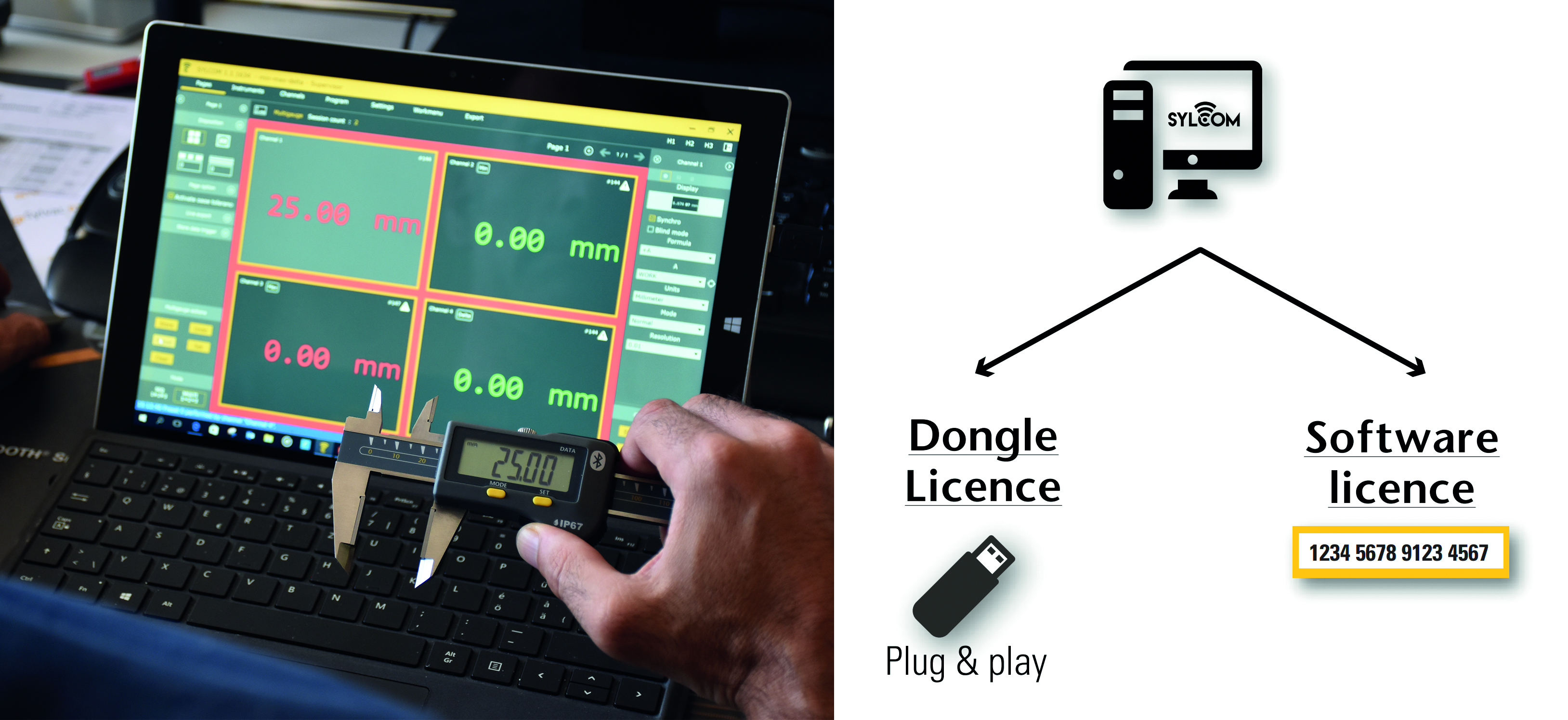 Sylvac är världsledande inom digitalt uppkopplad mätteknik via Bluetooth®