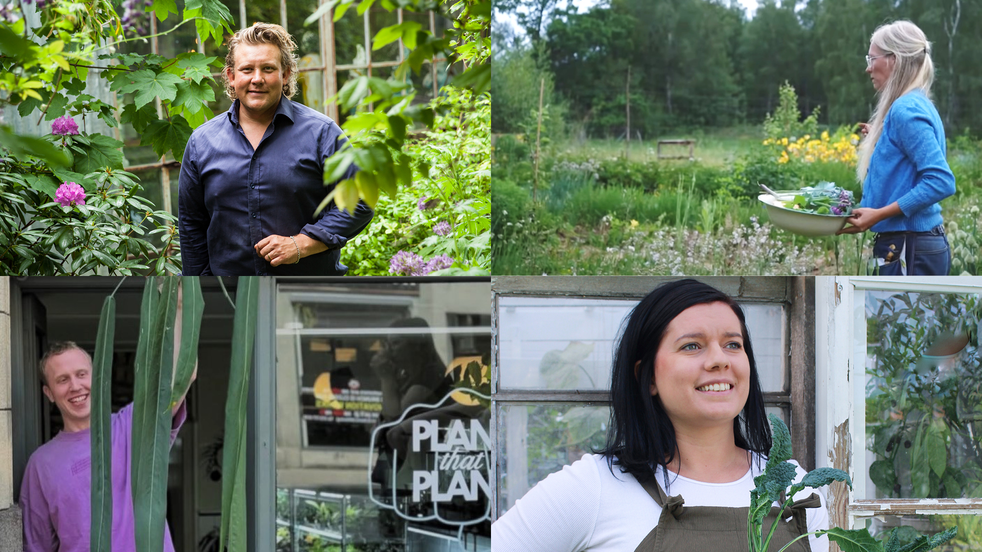 Fyra profiler som föreläser på Elmia Garden 2026