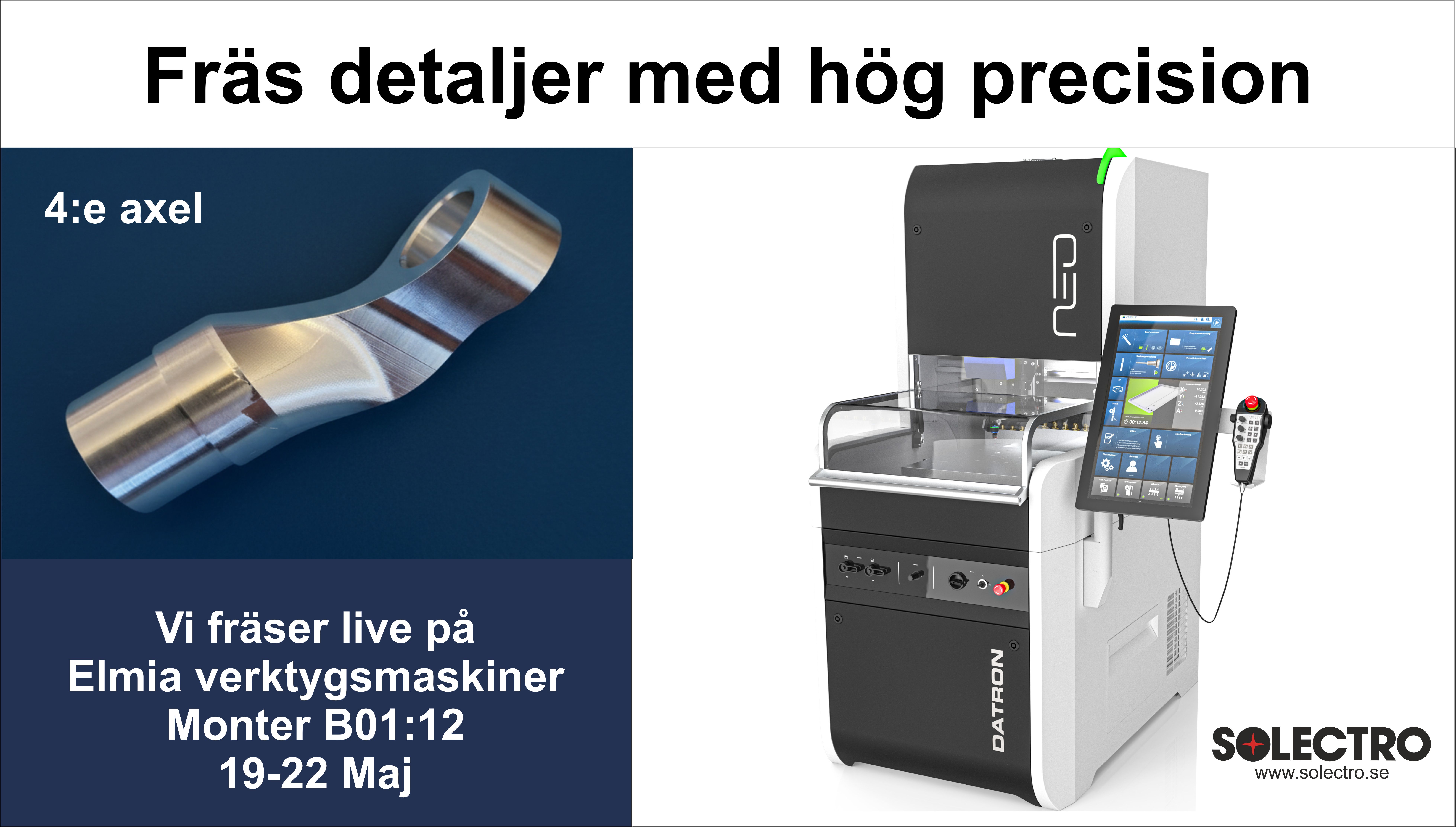 Bli snabb, flexibel och lönsam med fräsmaskinen DATRON neo