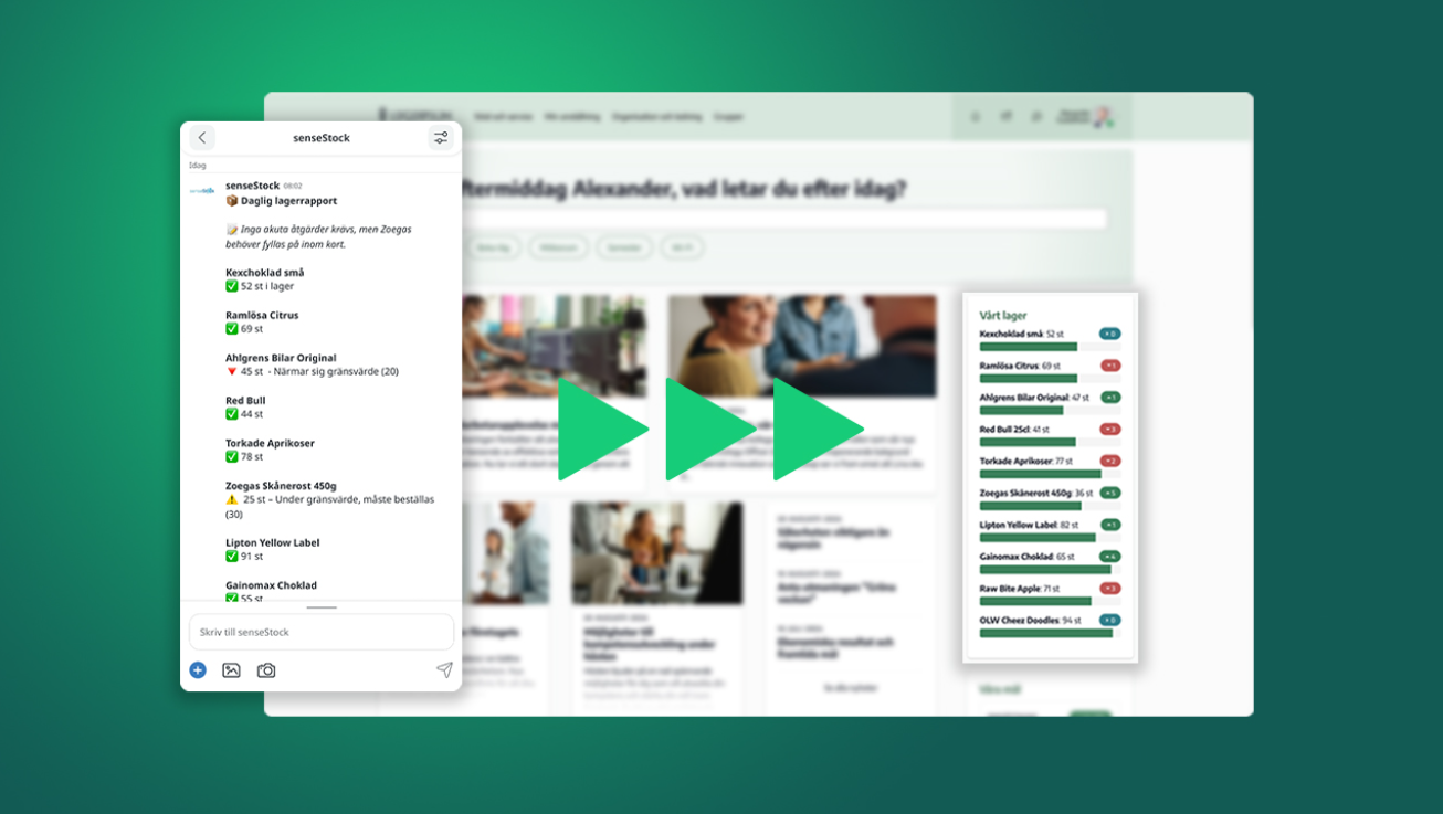 Smartare lagerhantering – direkt på intranätet
