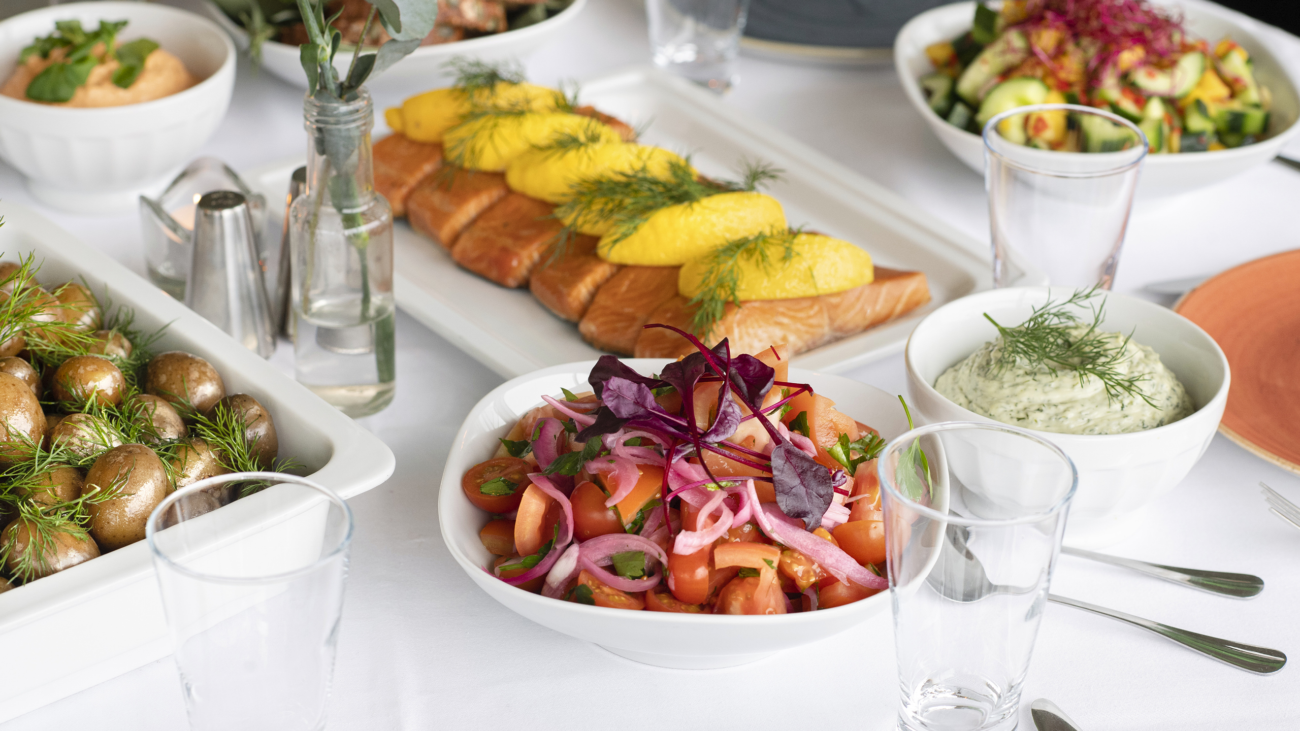 Food and beverage during the conference