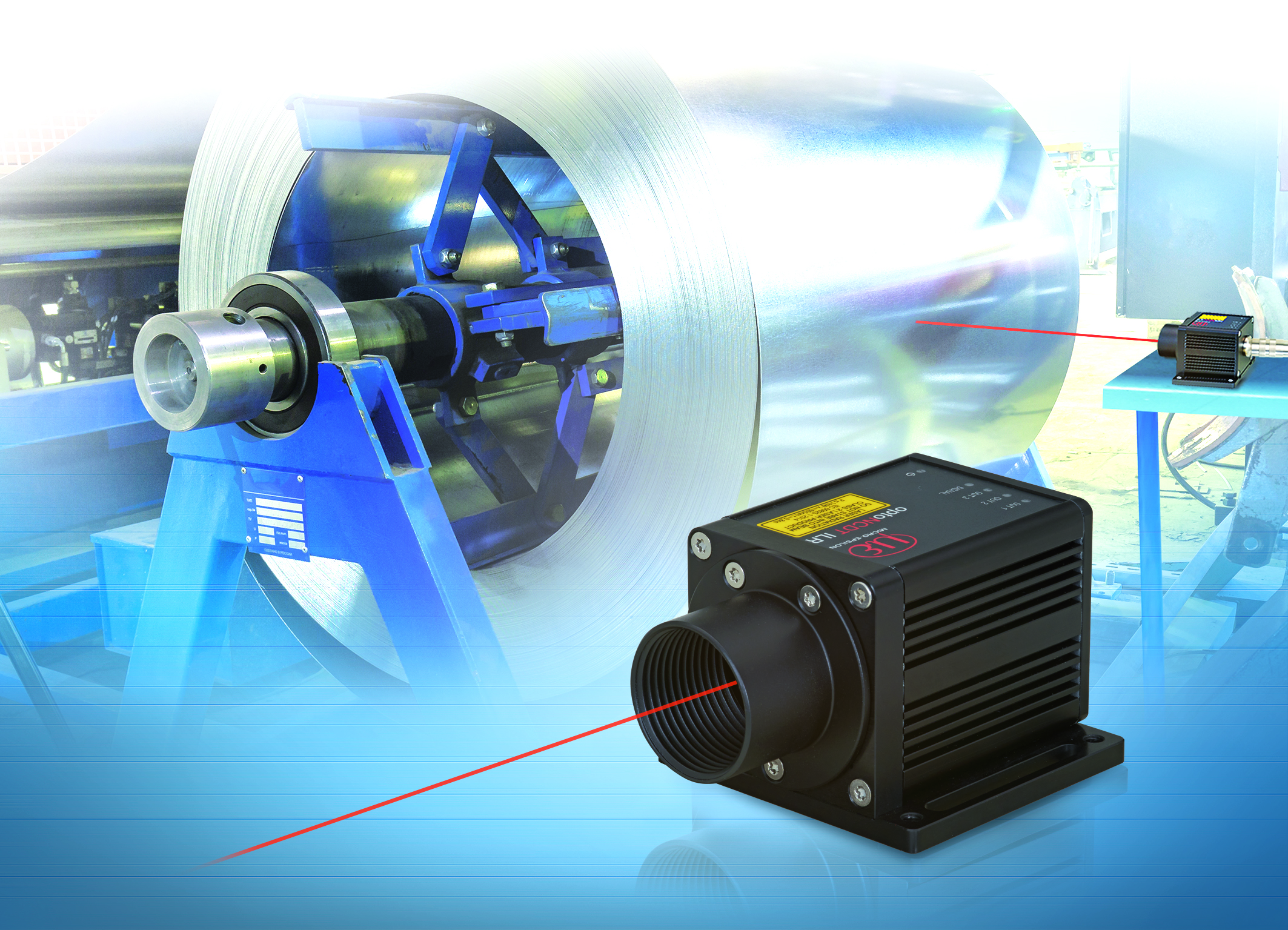 Laseravståndsgivare med värme och kyla