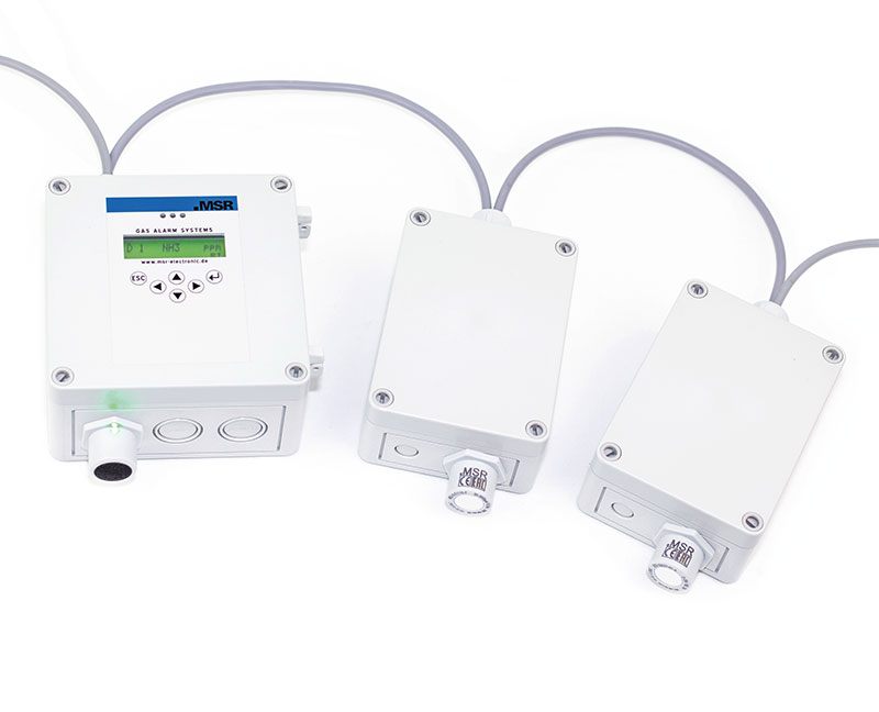 Kompakt styrenhet för små gasdetekteringssystem!
