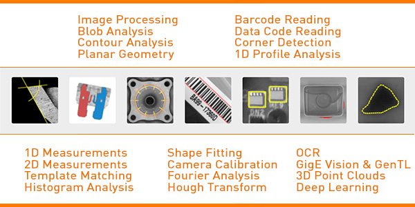 11 videos – Create your own software, Machine vision examples