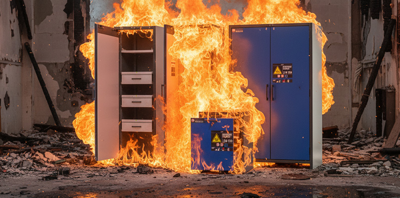 E-TRON AB presenterar ION-LINE – avancerade batteriskåp för litiumjonbatterier