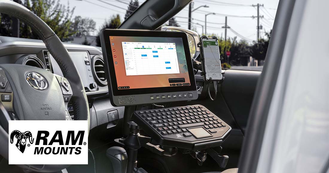 RAM MOUNTS - BRA STANDARDSORTIMENT I LAGER