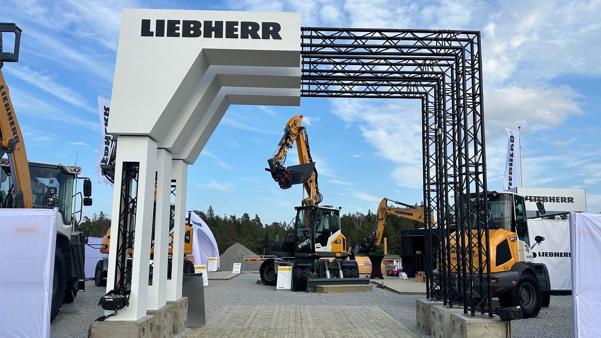 Liebherr: ”Ett fantastiskt engagemang och affärer redan på plats”