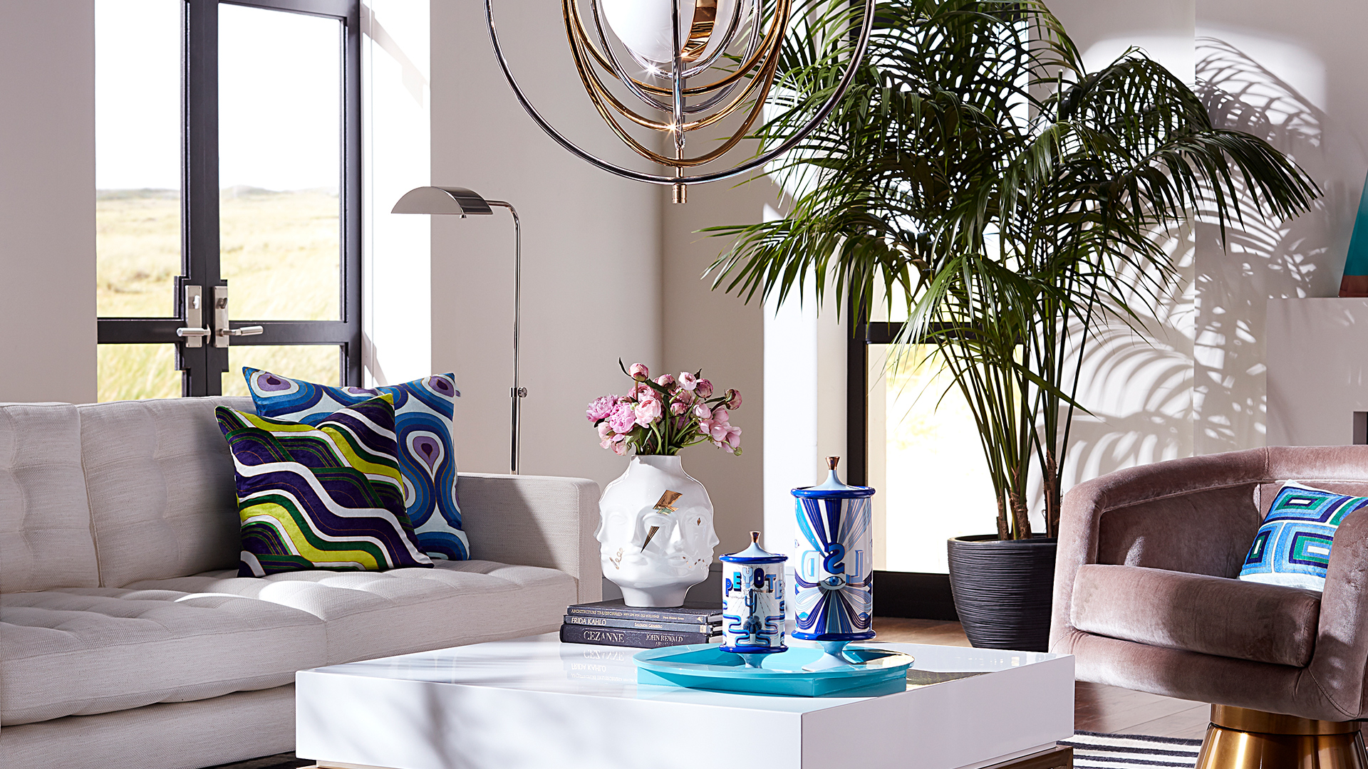 Garden Trends I Eclectic Garden I Jonathan Adler Maxime Sofa.jpg