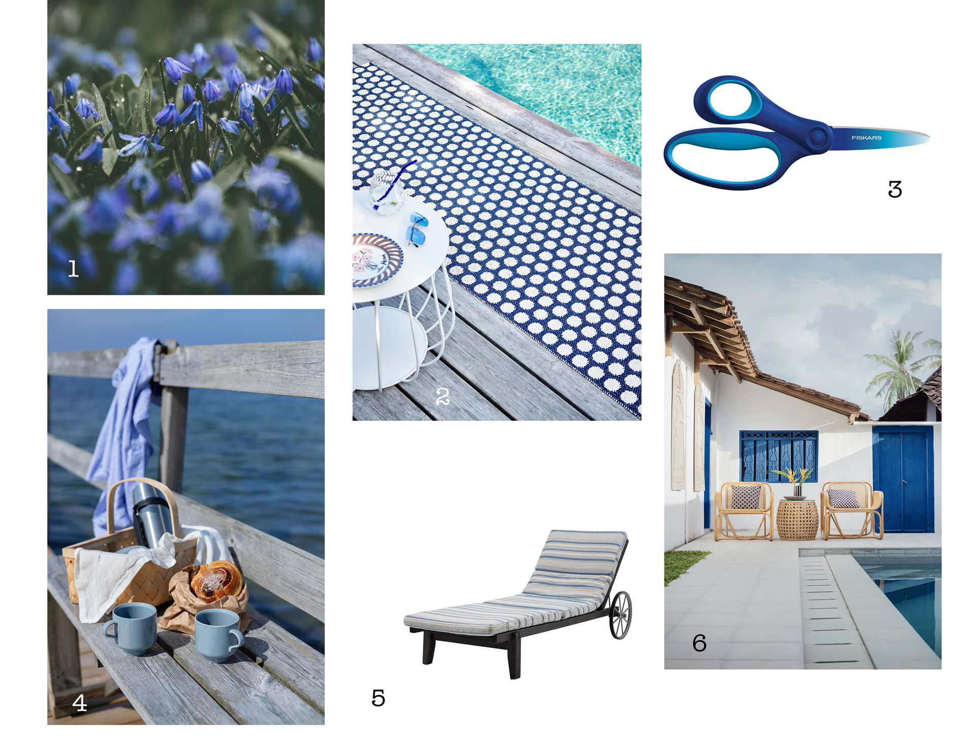 Blå vår – Idéer för terrass och uteplats