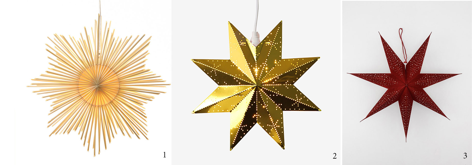 De trendigaste adventsstjärnorna