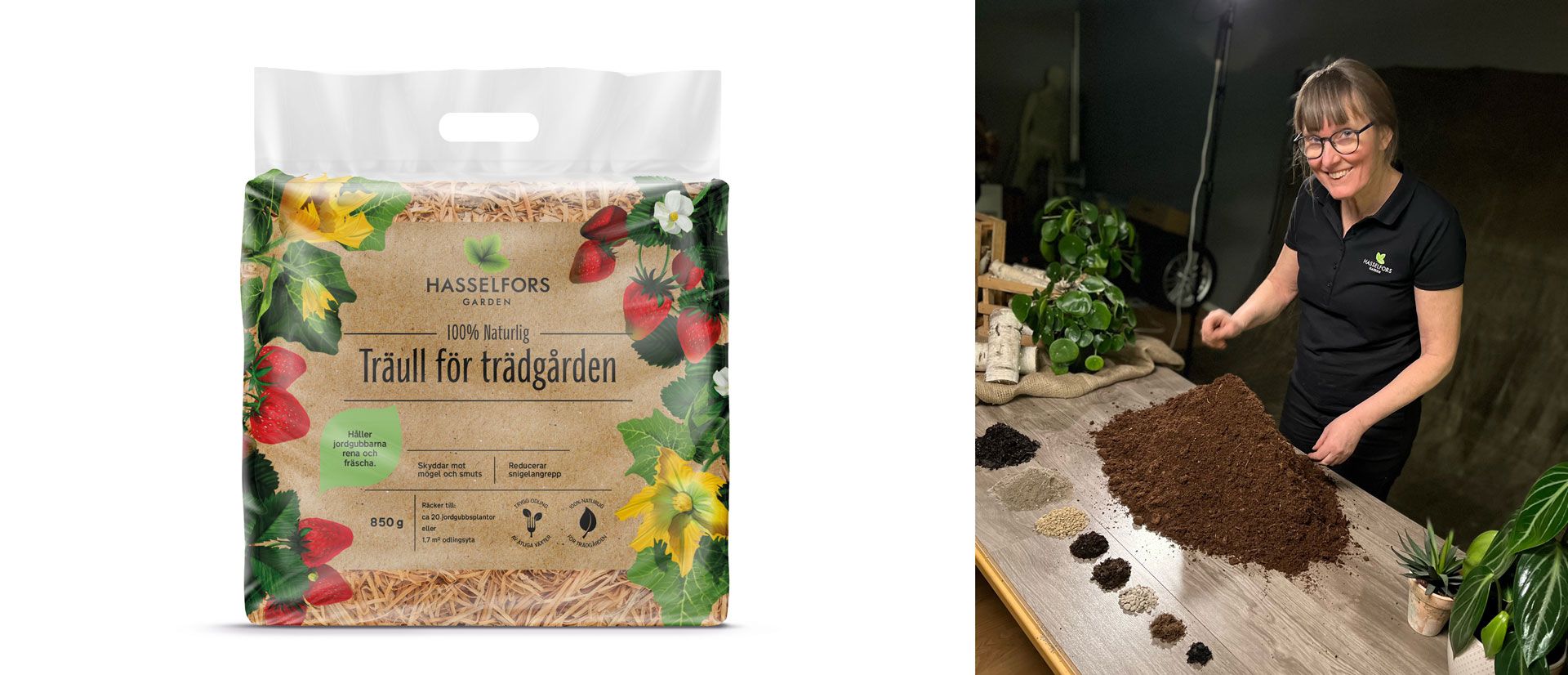 Träull – jordgubbsälskarens bästa vän