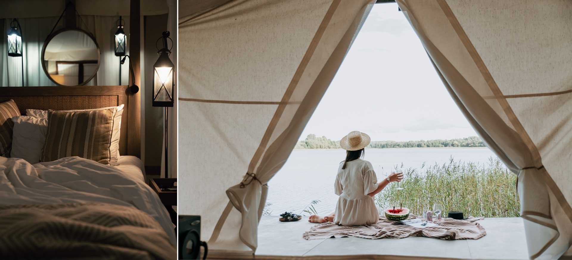 Sätt guldkant på tältsemestern med Glamping