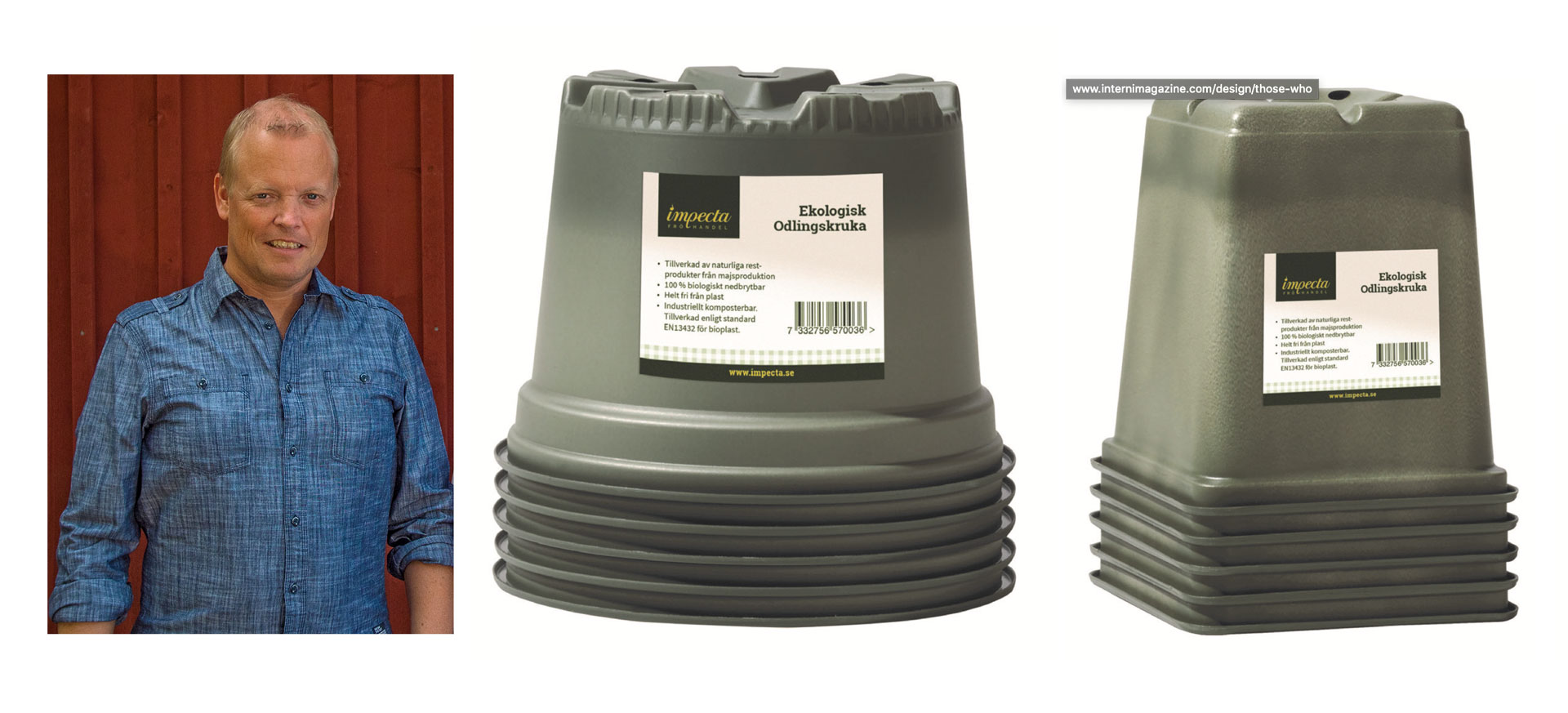 Minska plasten med ekologiska krukan