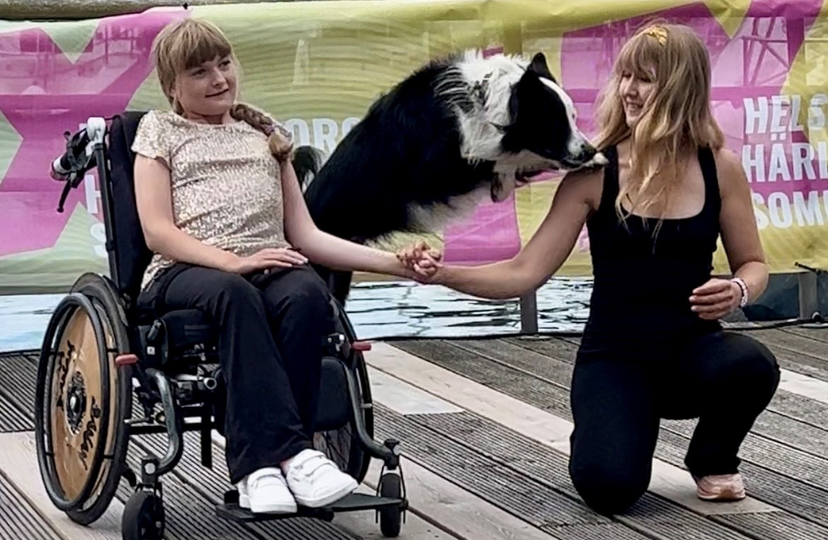 Freestyleuppvisning med fantastiskt samspel