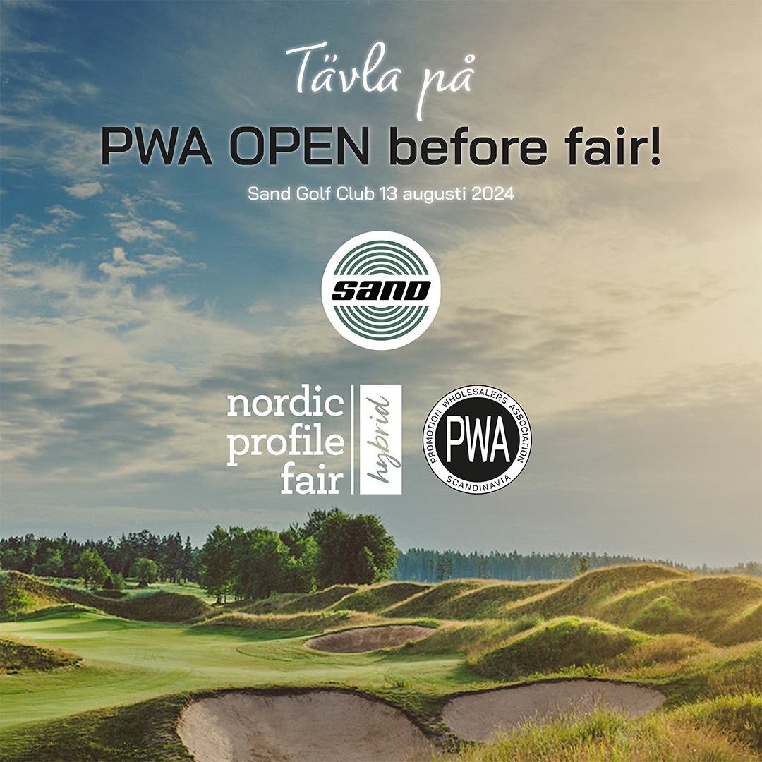 PWA OPEN Golftävling på Nordic Profile Fair Hybrid