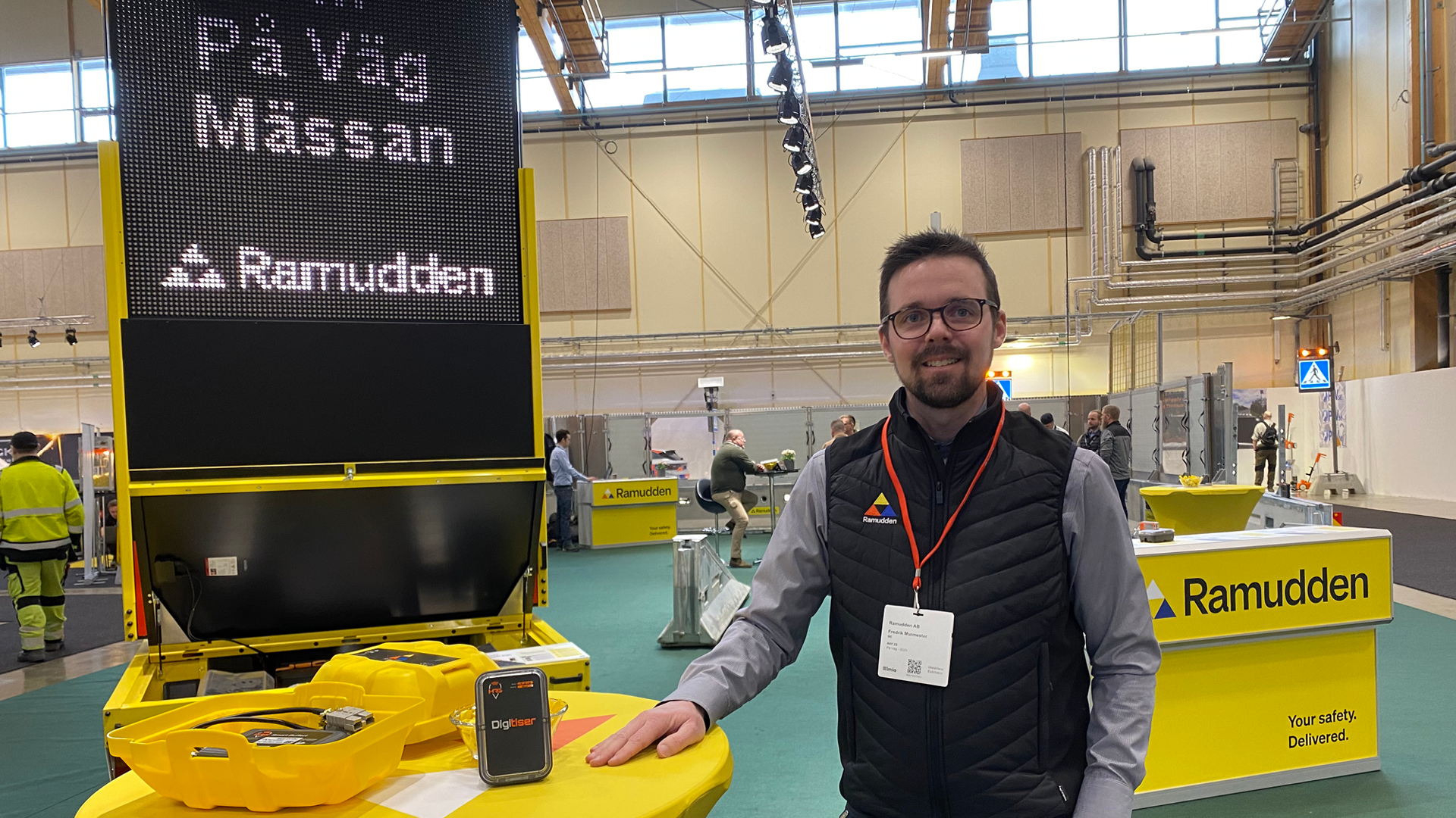 Säkrare arbetsplats med uppkopplade lösningar