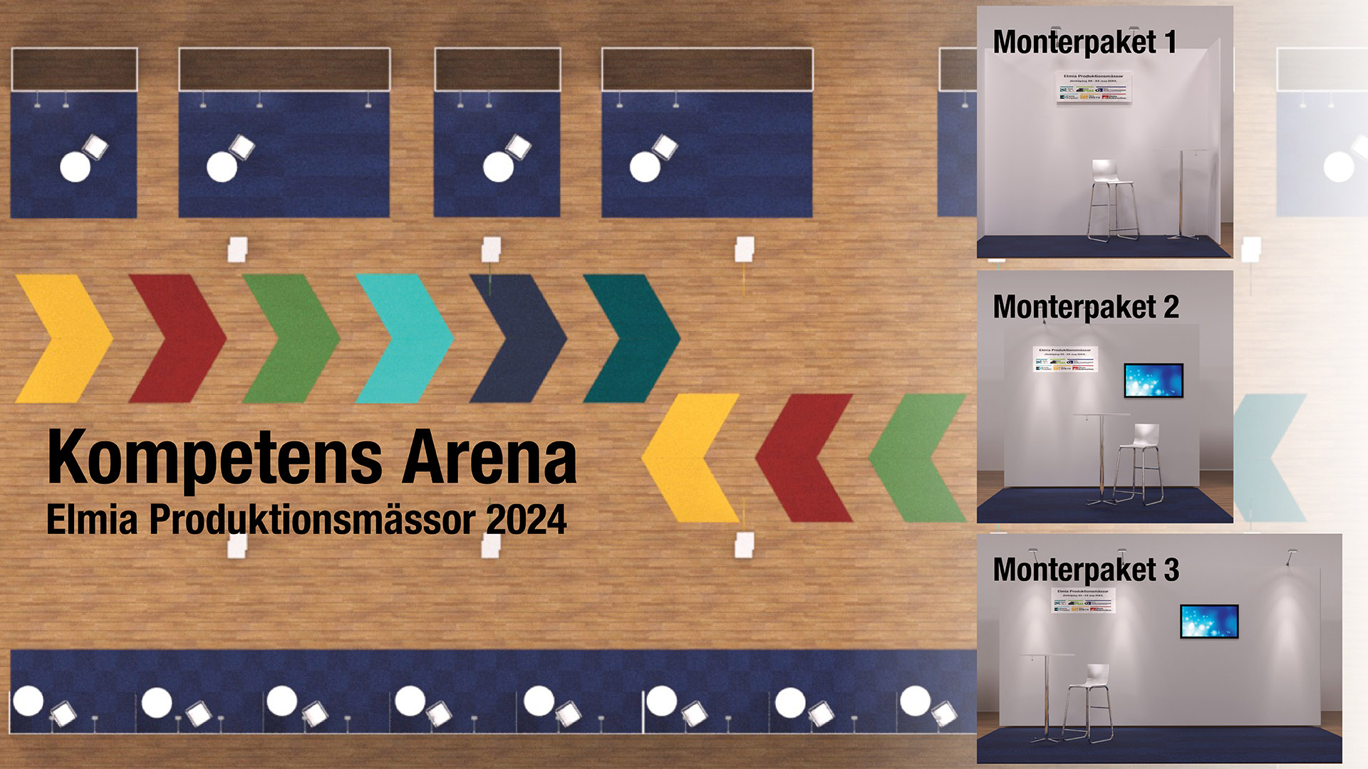 Boka yta på Kompetens Arena på Elmia Produktionsmässor 2024