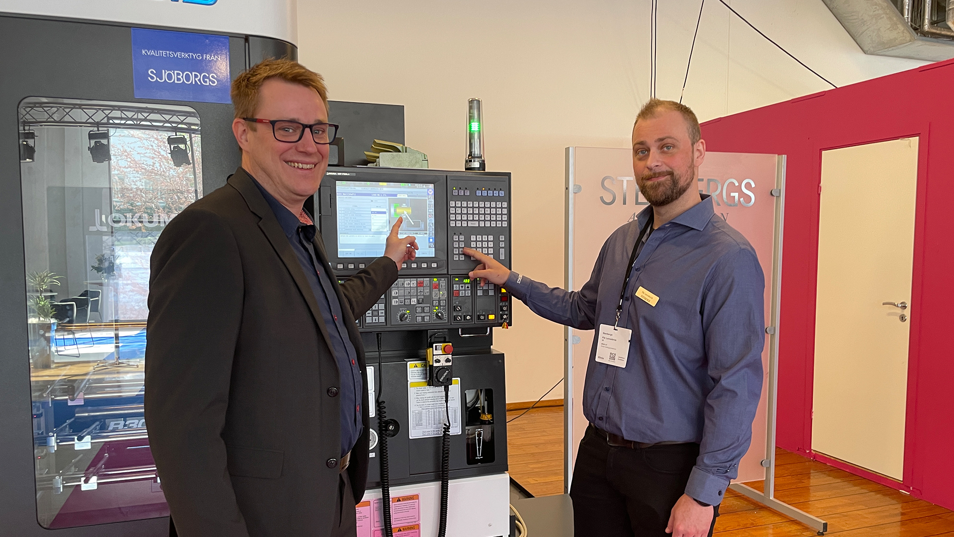 Sverigepremiär för Okuma Armroid hos Stenbergs
