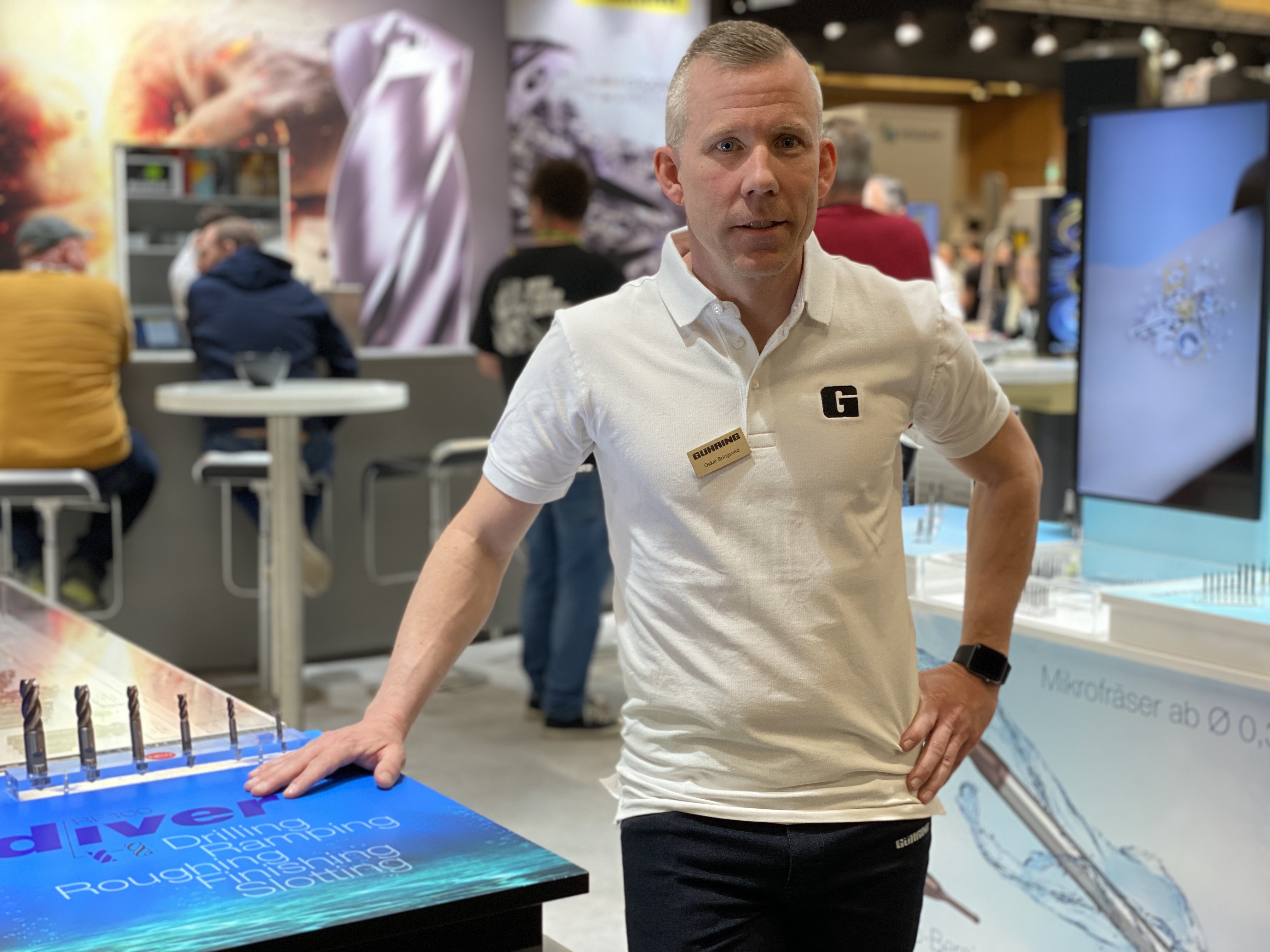"Det var bra tryck i montern och ett stort intresse"