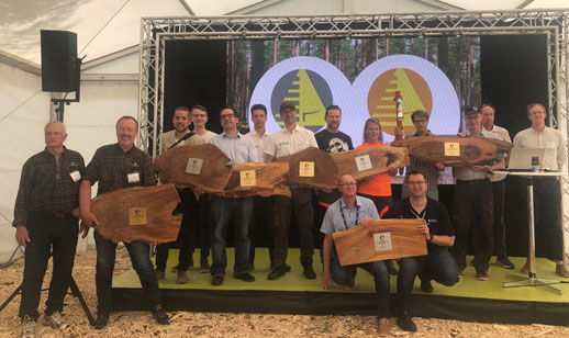Winners of the SkogsElmia Innovation Award 2019
