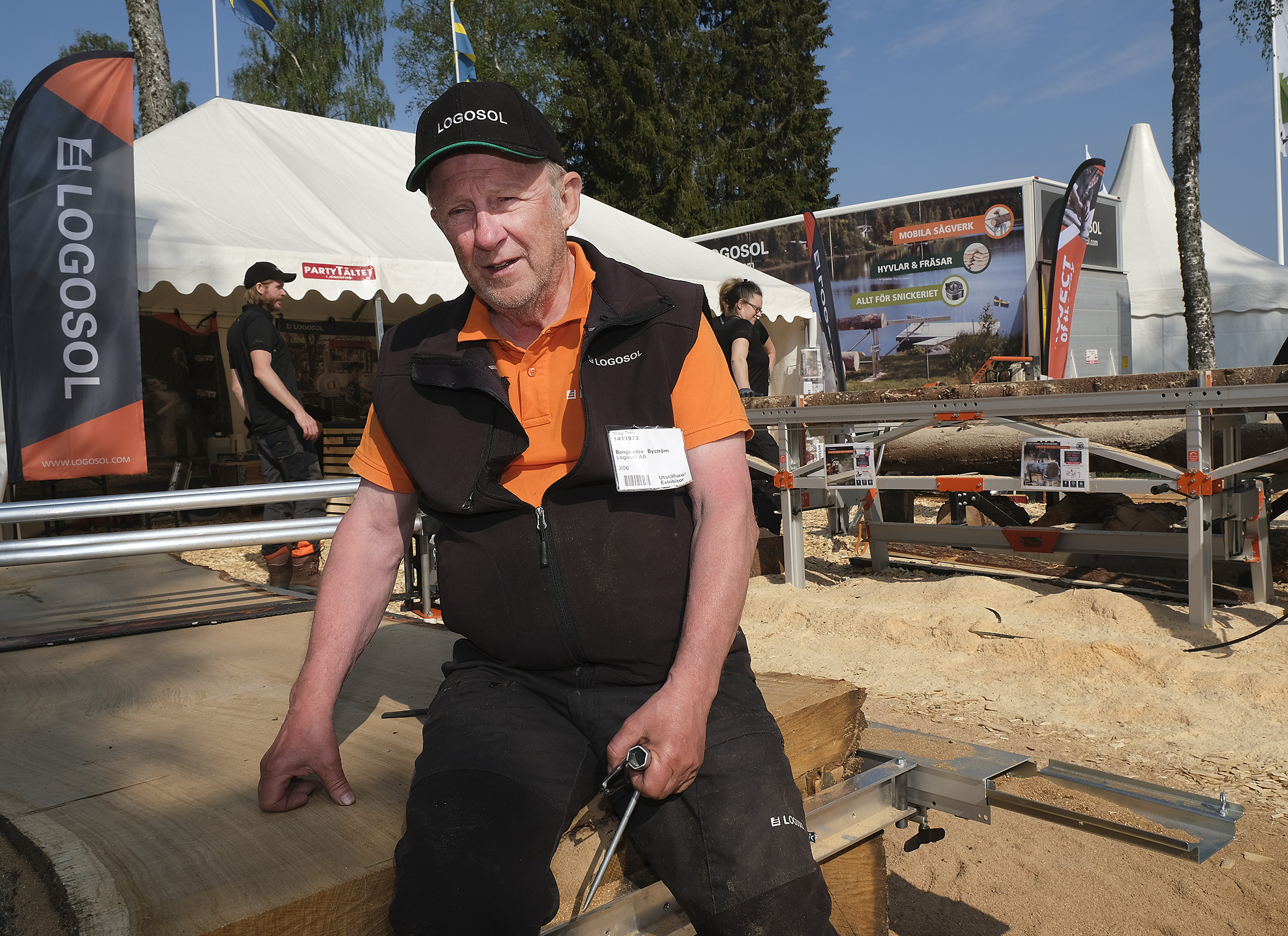 Logosol firar 30 år på Elmias skogsmässor