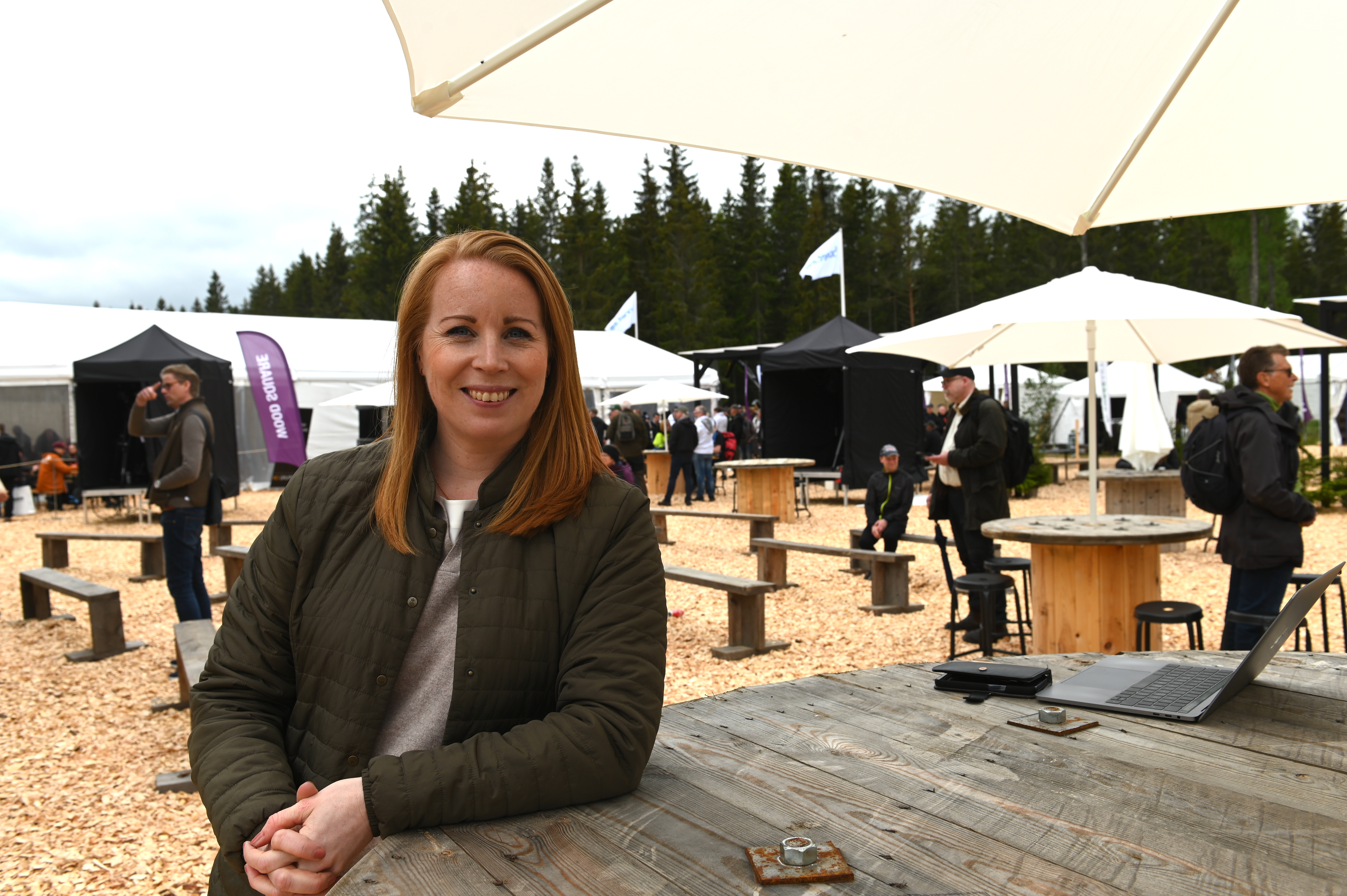 Hello, Annie Lööf, leader of Sweden’s Centre Party,  why are you at Elmia Wood? 