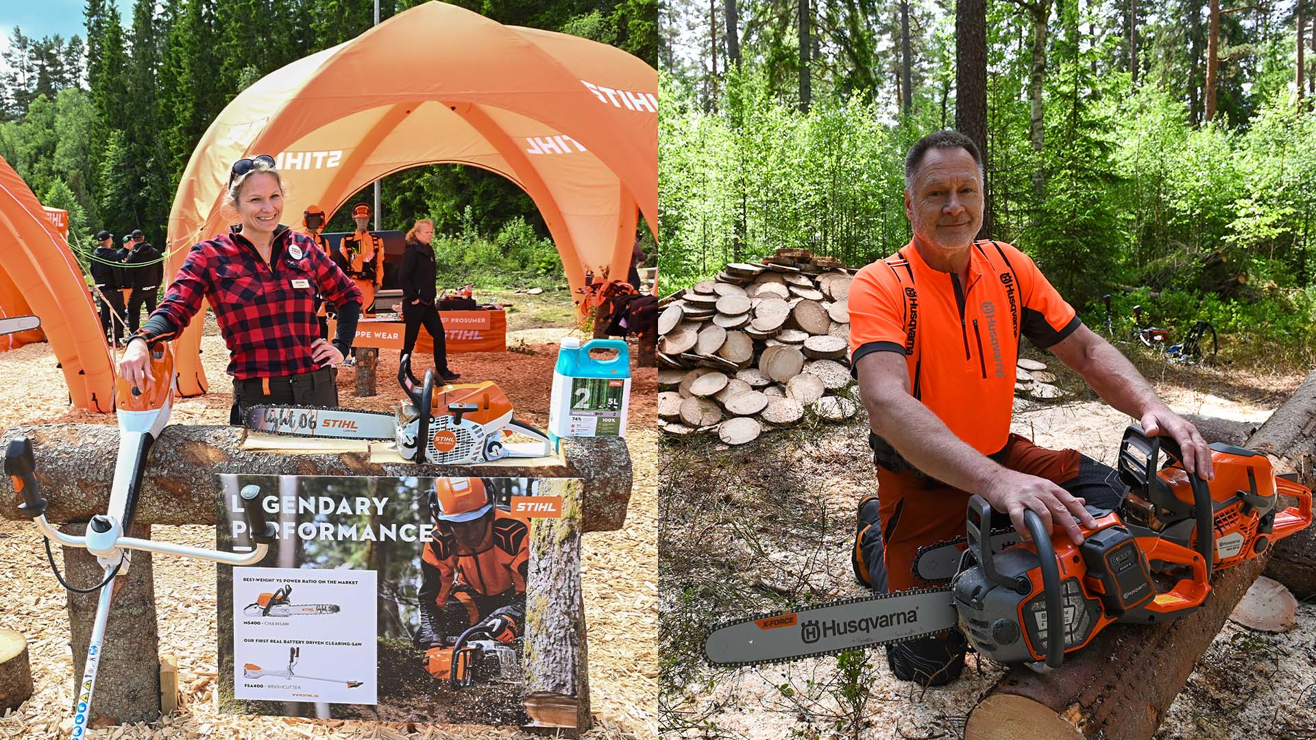 Smidiga kraftpaket gemensamt för både Husqvarna och Stihl